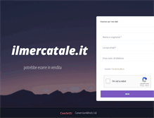Tablet Screenshot of ilmercatale.it